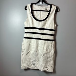 Cache Body con White Dress - Size 14